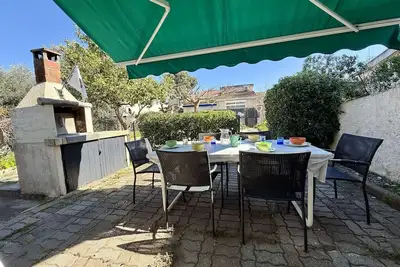 Duplex climatisé, plage à pied - 5 pers.