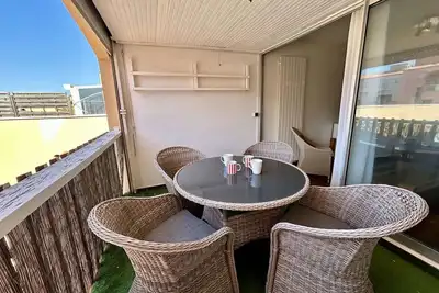 Image de Studio lumineux, terrasse près du port - 4 pers.