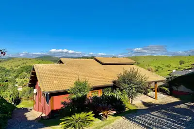 Image de Mirantes Paraibuna-Casa Vermelha (Swimming pool | Jacuzzi | River view | Sleeps 8)