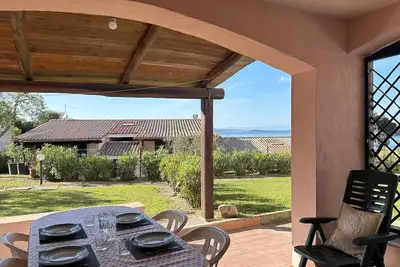 Image de Maison de vacances 'Brezza Costa Smeralda' avec vue mer, Wi-Fi et climatisation