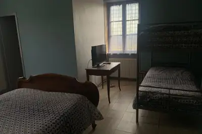 Image de Chambre d’hôtes « La Grande Chambre » avec vue montagne, terrasse partagée et Wi-Fi