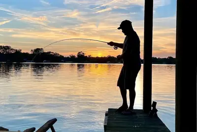 Image de Peaceful 3 bedroom, 2. 5‑bath lakefront home on beautiful Lake Bob Sandlin, Tx