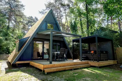 Image de Boshuisje met jacuzzi