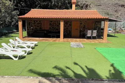 Image de « Cañaon » avec vue sur la montagne, piscine privée et Wi-Fi