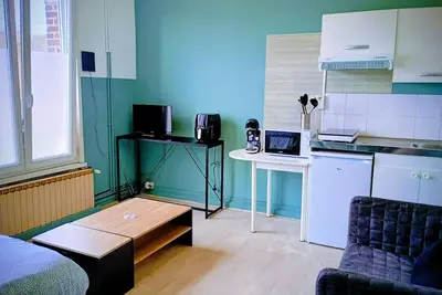 Image de Studio, Lens, SdB privée sur le palier, Bollaert