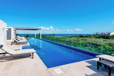 Image de Big Terrace Luxury 2-bedroom condo in charming Playa del Carmen with Ac