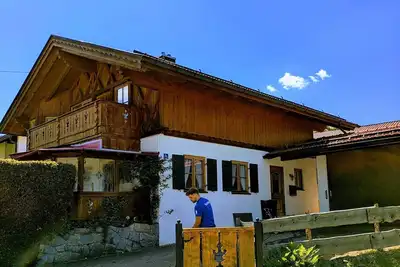 Image de Appartement 'Ferienwohnung Gipfelblick' avec vue sur la montagne, balcon et Wi-Fi