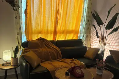 Stylish Boho 2bhk• escape with open creek views•Thane