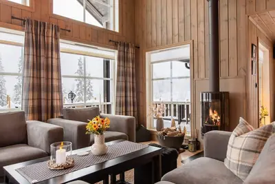 Image de Scenic view with fireplace and EVcharger