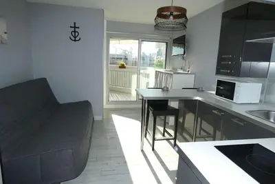 Image de Studio Cabine Moderne, 100m de la Plage, Parking et Wifi Inclus