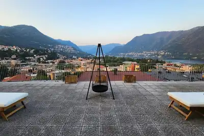 Image de Maison de vacances « Villa Cielo Lake Como » avec vue sur le lac, terrasse privée et Wi-Fi