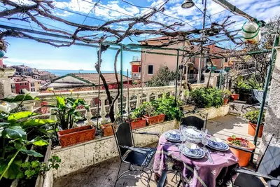 Image de Terrasse dans le Vignoble - Tellaro, Parking Privé
