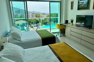 Image de Magnificent apartment on the beach of Santa Marta, ideal for families with children.
