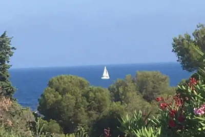 Image de Mazet rez de jardin vue mer à deux pas des calanques et plage