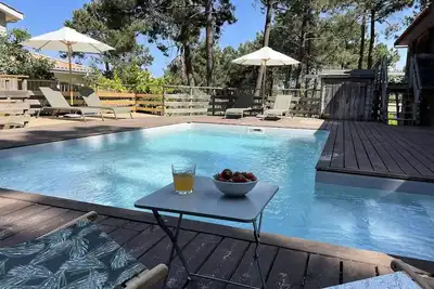 Image de Villa familiale 12 pers. – Piscine & nature – Lacanau Océan