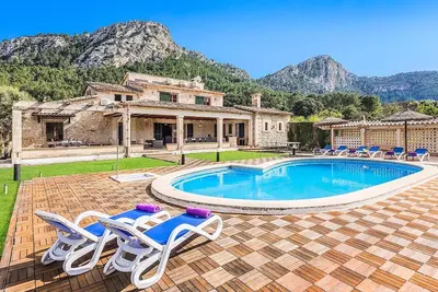 Image de Maison de vacances 'Finca Rafalet' avec piscine, Wi-Fi, climatisation et jardin