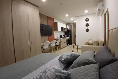 Image de 👉Modern Loft with Swimming Pool and Balcony 2 Blocks from the Sea Rodadero Sur Santa Marta