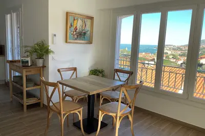 Image de T3 classé 3⭐ vue mer + terrasse & jardin, garage, 4 pers centre à pied