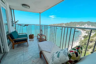 Image de Apartamento Rodadero con vista al mar