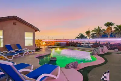 Image de Race and Recharge  Ultimate Game Room Theater Heated Pool
