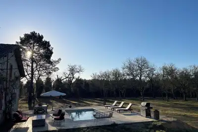 Image de Maison de campagne avec piscine