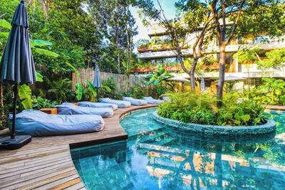 Image de Nature-inspired studio with balcony, kitchenette, & pools - near beach