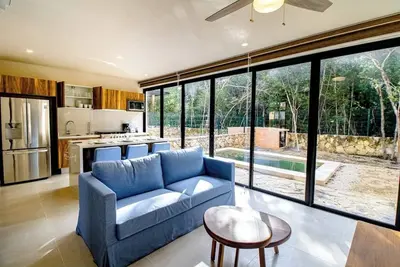 Image de 2-story apt with private pool, balcony, patio, outdoor pool, playground, & gym