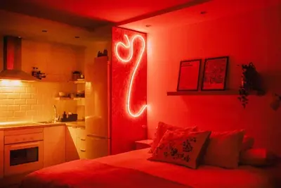 Image de Stylish Studio · Fast WiFi · 2min from Beach