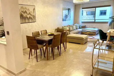 Image de Spacious 3br Apt 8 min to Casablanca Airport Cmn; Sleeps 6, Free Parking & WiFi