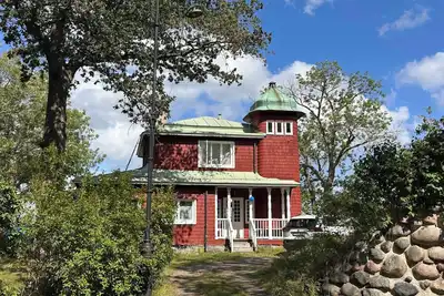 Historic Waterfront House Lidingo with Private Dock
