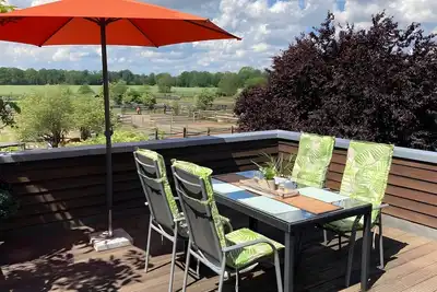 Image de Appartement « Ferienwohnung Schöne Aussicht » avec balcon et Wi-Fi