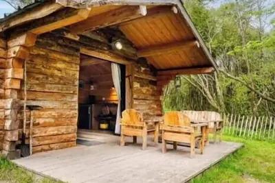 Image de ZEcamping 3* piscine chauffée sauna jacuzzi chalet Bbq 35m2 4 pers