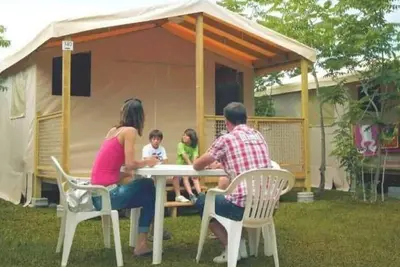 Image de ZEcamping familial parc aquatique chiens acceptés locatif 19m2 5 pers