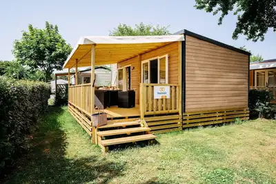 Image de Mobil-home | Ultimate | 2 Ch. | 4 pers. | Terrasse Lounge | A/C | Tv