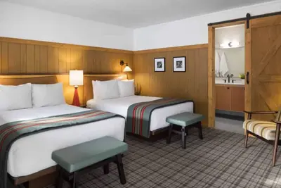 Rustic-Chic Room with Pool Access & Courtyard Views