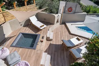 Image de Private Luxury villa in Chania-Pool, Hot Tub, Bbq, Playground, whiteMountain Views