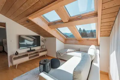 Image de Allgäu loft with mountain panorama & 2 balconies near golf course