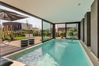 Watervilla de luxe avec piscine