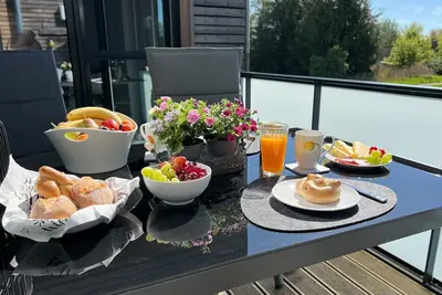 Image de Modern vacation apartment with south-facing balcony between the Bodden and the Baltic Sea for 2 or 4