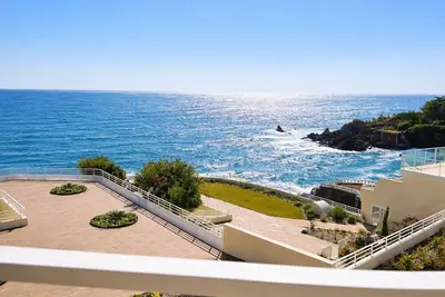 Studio vue mer, clim, parking - 4 pers.