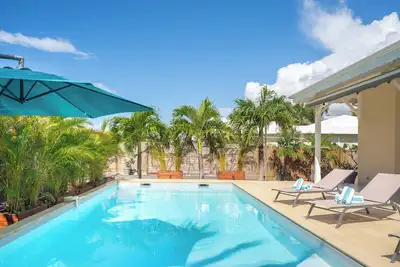 Image de Villa Ti'Palm jacuzzi, piscine privée, pool house et terrain de pétanque