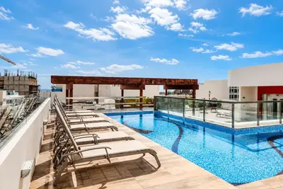 Image de Lovely apartment with shared pool, free WiFi, central Ac, & shared rooftop
