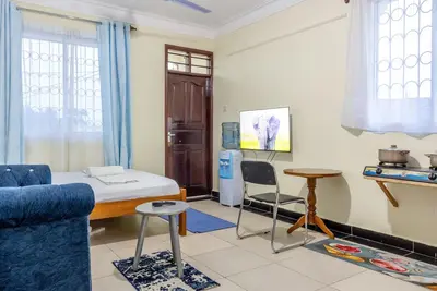 Image de Cozy 1-bedroom apartment in gorgeous Mombasa with Hot shower.