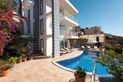 Image de Stunning Sea View Villa in Kalkan with Private Pool, 4 Bedrooms, 8 Guests