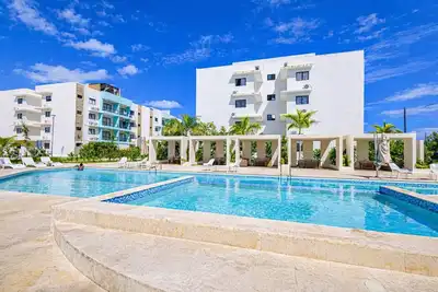 Image de Comfy 2br Apt, Epic Sun Residences Punta Cana, Pool, Bbq, Beautiful Social Areas