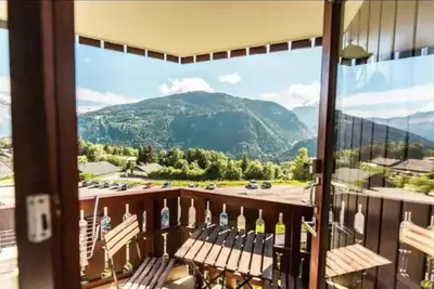 Image de Studio cosy avec balcon vue Mont-Blanc