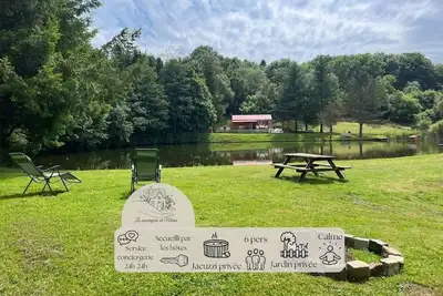 Image de Chalet et étang, exclusivement pour vous privée.