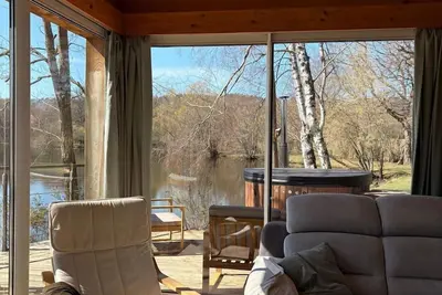 Image de Gite avec Sauna & bain nordique-vue sur l'étang