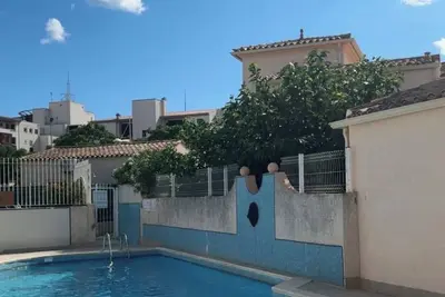 Image de Maison avec jardin et piscine à 5 min de la mer