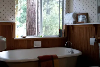 Image de Spectacular Riverside Getaway Cabin with Claw Foot Bathtub in Castella, California
